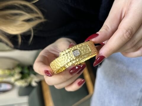 Taşlı Dövme Kelepçe