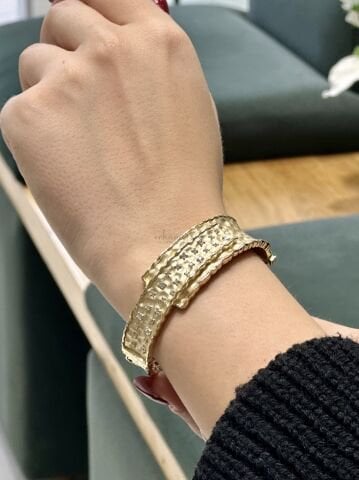 Taşlı Detay İtalyan Kelepçe